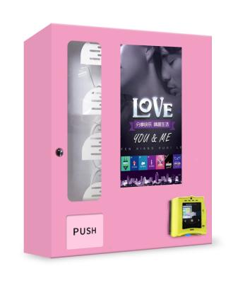 China De muur zet Mini Condom Vending Machine Customised met Slim Systeem op Te koop