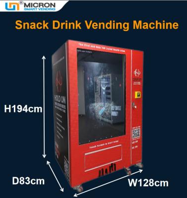 China 55 Inch Ads Vending Machine With Card Payment System Suitable For Selling Beverage, Food, 3ce, Phone for sale