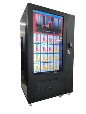 China Snack Food Drinks  Vending Machine Cooling System 2-20℃ Adjustable big screen beverage vending machine for sale