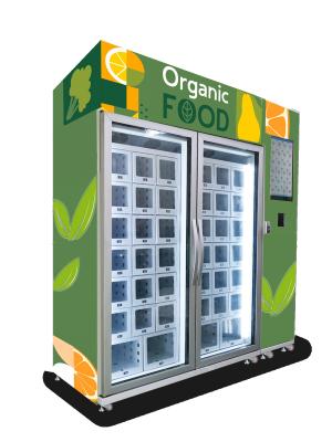 China Máquina de venda automática esperta do mícron da flor da máquina de venda automática do fruto do cacifo do CE com sistema de refrigeração à venda