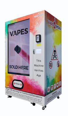 China 55 Inch Touch Screen Advertising Vape Vending Machine And Card Readers for sale