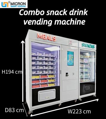 China Máquina de venda automática esperta combinado do petisco com tela táctil da telemetria à venda