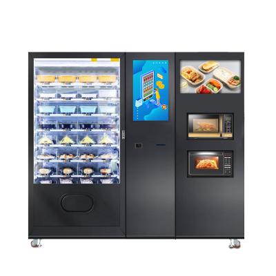 China Máquina de venda automática feita sob encomenda do sanduíche conveniente público do alimento de café da manhã com mícron da micro-ondas à venda