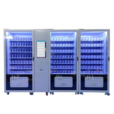 China Máquina de venda automática Empresa de grande capacidade Combo Snacks bebida Máquina de venda automática Em loja de autoatendimento à venda