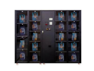 China Máquinas expendedoras de encargo del armario de la máquina expendedora de la comida de animales domésticos de la extra grande para las pequeñas empresas en venta