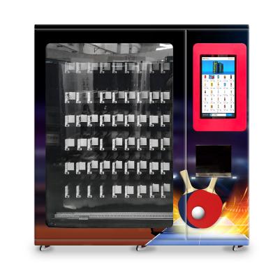 중국 엘리베이터와 조정가능한 채널 폭 기능을 가진 탁구 자동 판매기, 스포츠 장치 자동 판매기, 미크론 판매용