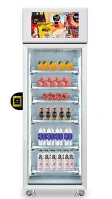 Chine Distributeur automatique de verres de sûreté, distributeur automatique de sens de poids, réfrigérateur intelligent, distributeur automatique intelligent de refroidisseur. Micron à vendre
