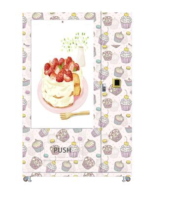 Chine Distributeur automatique de petit gâteau avec le système futé écran tactile de 55 pouces et paiement sans contact à vendre