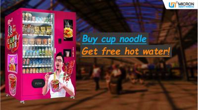 China Large capacity instant noodle vending machine hot water dispenser for sale