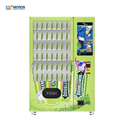 China Micron Gum Combo Vending Machine Chewing Gum Smart Vending Machine With Coin Operated for sale