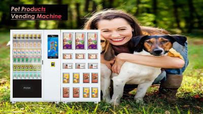 China 1200 Capacity Pet Products Smart Vending Machine With Locker Micron Smart Vending Machine for sale