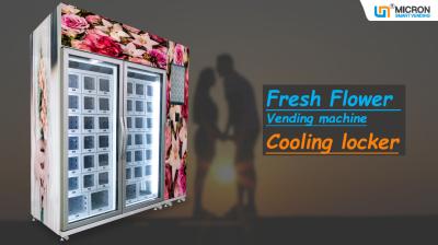 China Max. 69 Flower Vending Machine Remote Controlled With Refrigeration System for sale