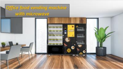 China Instant Lunch Box Smart Vending Machine With Microwave Oven Micron Smart Vending for sale
