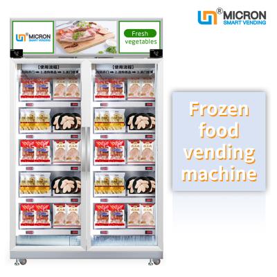 Китай Международный стандарт автомата удобных свежих продуктов автоматический, охлаждая шкафчик, нагревая торговый автомат шкафчика. Микрон продается