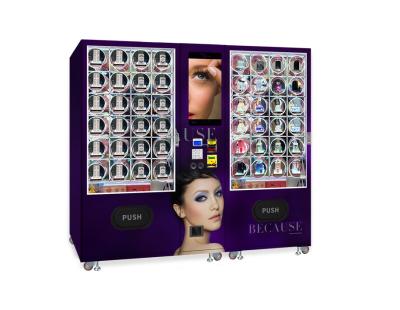 China 22inch touch screen combo eyelash elevator Vending Machines with QR Code Payment for sale