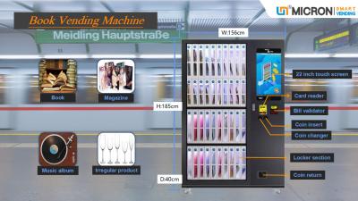 China Sistema telemetric esperto da máquina de venda automática feita sob encomenda do livro da raquete do cacifo com tela táctil à venda