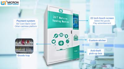 China OEM medical drug vending machine with remote monitoring system for sale