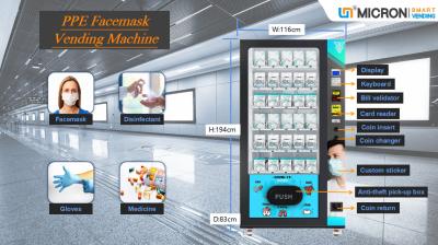 China 22 Inch Medicine Vending Machine Contactless Payment Remote Controlled By Mobile Phone for sale