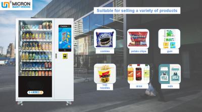 Chine Le distributeur automatique de haute qualité de casse-croûte et de boissons, téléphone portable de soutien à télécommande, vérifient l'inventaire à vendre