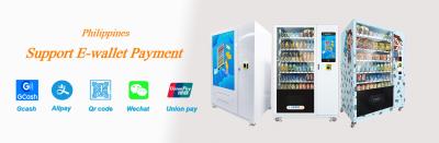 China Operated 24 Hours Conveyor Vending Machine With Cashless Payment Systems for sale