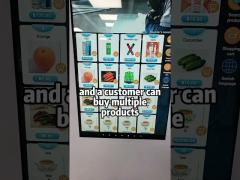 Snack drink vending machine with intelligent user interface