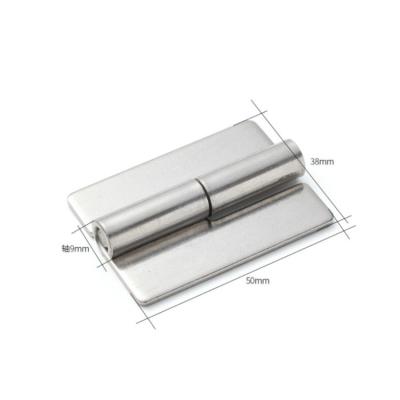 China 304 Stainless Steel Welded Furniture Metal Parts Machinery Electric Cabinet Door Hinge for sale
