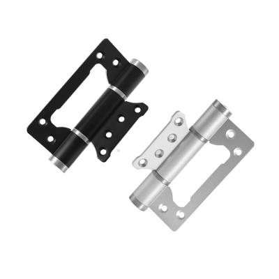 China Invisible Door Hydraulic Buffer Hinge Damped Spring Back Stainless Steel Automatic Closing Hinge for sale