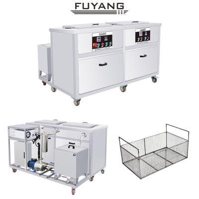 China Lavadora industrial SUS304 96L de los tanques del enjuague/de la limpieza ultrasónica del filtro-secador en venta