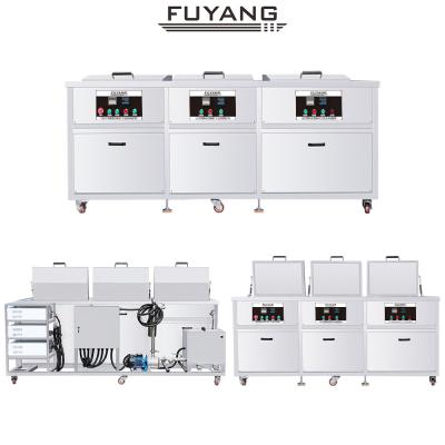 China Customized Size Industrial Ultrasonic Cleaner Equipment Multi Tank SUS304 360L for sale