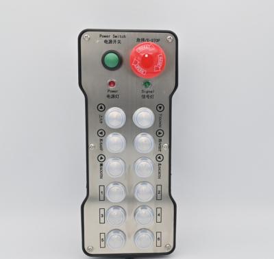 China 12 Buttons 380V 250m Wireless Crane Radio Remote Control Stainless Steel for sale
