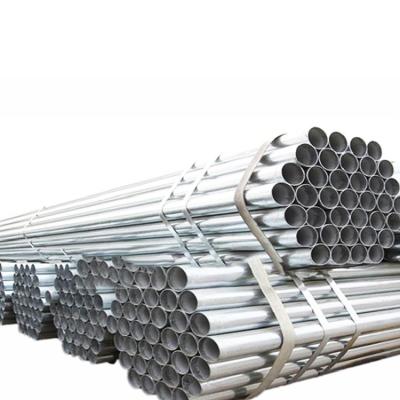 China A53 S275jr galvanizó el tubo de acero Erw que construía la tubería de acero galvanizada de la inmersión caliente en venta