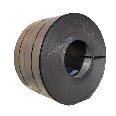 China AISI S235jr Q235 16 mm de acero laminado en frío en caliente negro Ms caldera ligera bobinas de chapa de acero de bajo carbono en venta