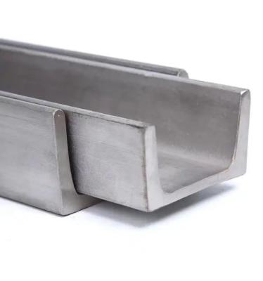 China High Quality ASTM 301 201 304 Grade Stainless Steel Channel 5m 6m Length For Industry for sale
