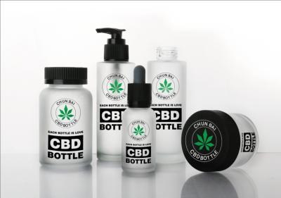 China Custom Logo food grade small glass jar CBD concentrate glass Jars for sale