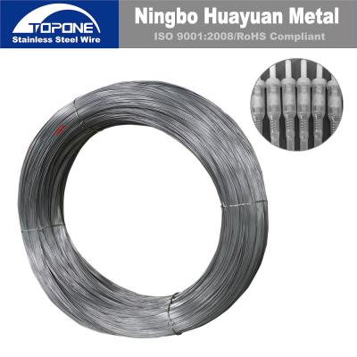 中国 0.6mm 0.8mm Stainless Steel Spring Wire For Sprayer Lotion Pump Soap Coated Spring Wire 販売のため