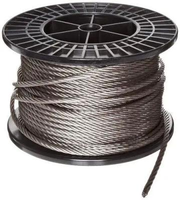 China Safety Galvanized Steel Cable Railing Carbon Fiber Core Steel Core Galvanized Universal Wire Rope à venda