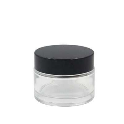 China 5g 10g 20g 30g 50g 100g clear glass jars for storing essential oils Beauty Products, Cream, Exfoliating Scrub en venta