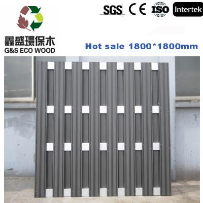 China Moisture Proof 200mm WPC Fence Panels Anti Corrosion Outdoor Composite Fence Boards for sale