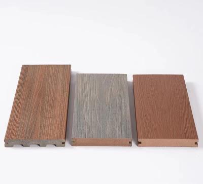 China 140 X 25mm Moisture Proof WPC Decking Boards Anti Uv Plastic Wood Composite Sheets for sale