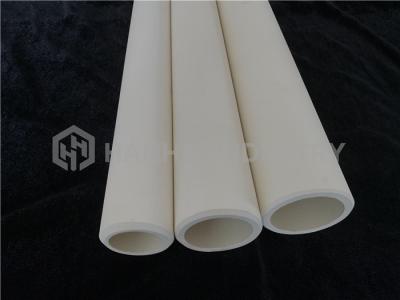 China Corrosion Resistance Alumina Ceramic Roller / Alumina Pipe High Bending Strength for sale