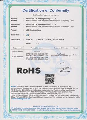 ROHS - Shenzhen Deason Lighting CO.,Ltd