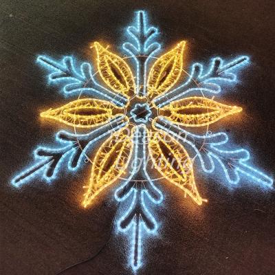 China large led lighted snowflakes for sale
