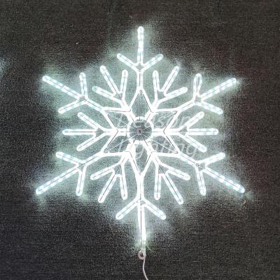 China outdoor lighted christmas snowflake for sale