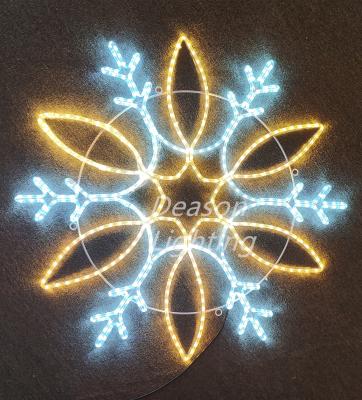 China outdoor lighted snowflakes for sale