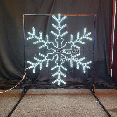 China giant snowflake light for sale