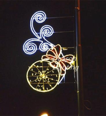 China christmas lights pole motif for sale