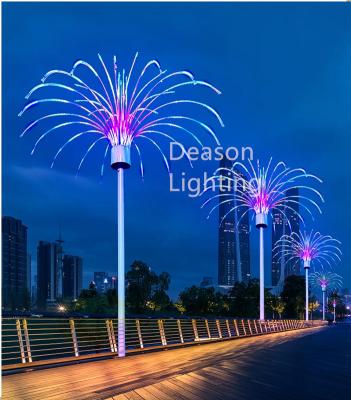 China motif light led fountain shaped firework lights outdoor christmas decorations for sale