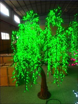 China Light Tree LED Willow tree leaf green color Indoor Decoration for sale