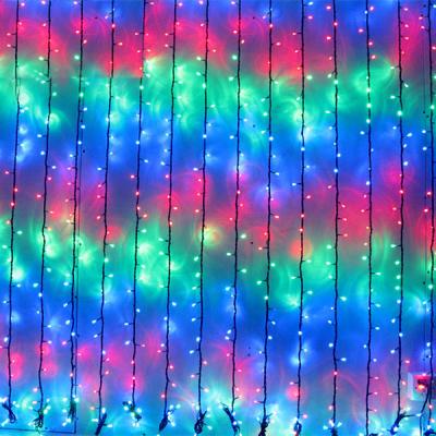 China Multi Coloured LED Cascading Waterfall Curtain Light for sale