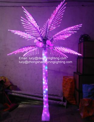 China color changing led palm tree light for sale